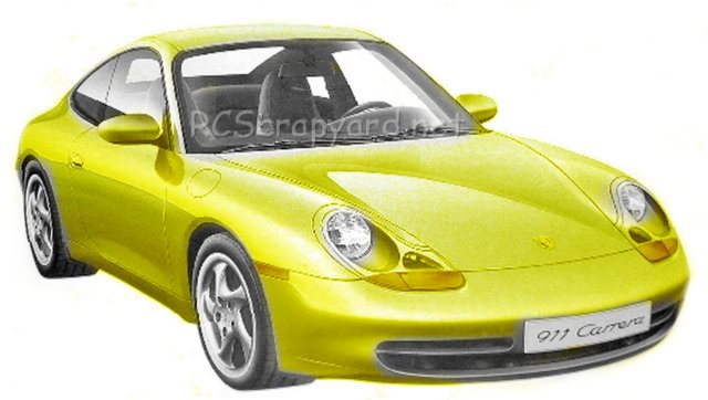 Tamiya Porsche 911 Carrera - Giallo - M-04L # 49136