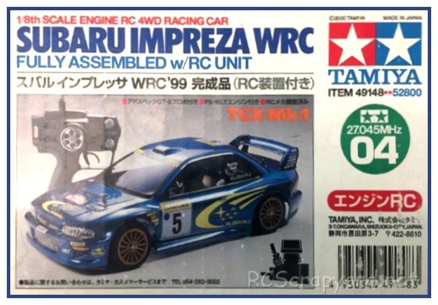 Tamiya Subaru Impreza WRC - Limited Edition - TGX Mk1 # 49148
