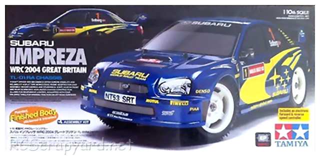 Tamiya Subaru Impreza WRC 2004, Rally of Great Britain - TL-01 Ra # 49352