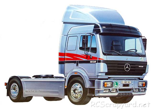 0005563/10005563 parti di un TAMIYA 56305 Mercedes-Benz 1838ls/Scania/Man/Actros 