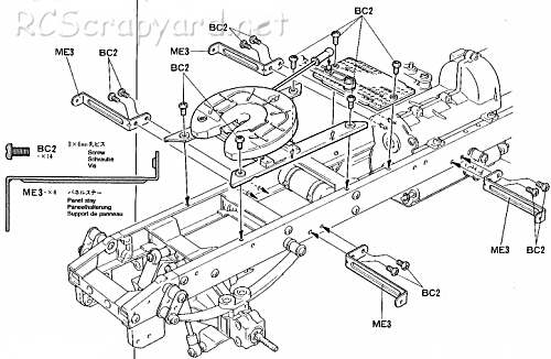 Tamiya Volvo FH12 Chassis