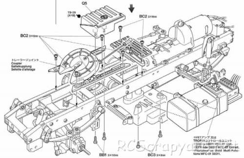 Tamiya MAN TGX 18.540 4x2 XLX Chassis