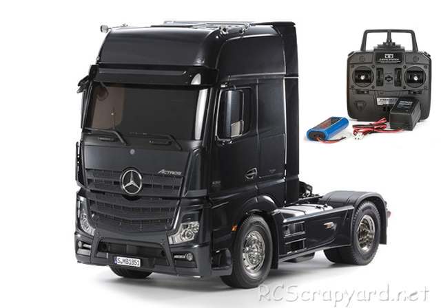 Tamiya Mercedes-Benz Actros 1851 Gigaspace - Negro - 56341