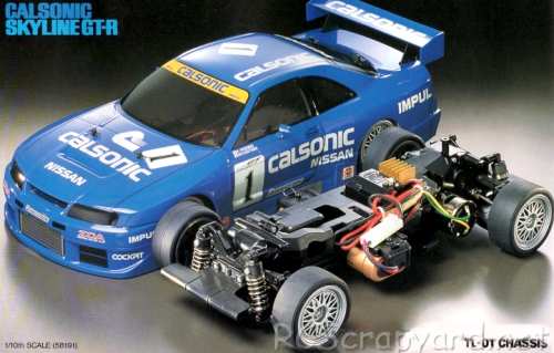 Tamiya Calsonic Skyline GT-R Complete Kit Chassis