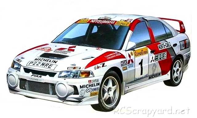 Tamiya Mitsubishi Lancer Evo IV Monte-Carlo Complete Kit - TL-01 # 57007