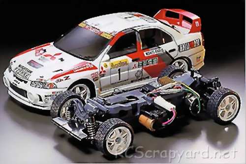 Tamiya Mitsubishi Lancer Evo IV Monte-Carlo Complete Kit Chassis