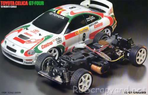 Tamiya Toyota Celica GT-Four `97 Complete Kit Chassis