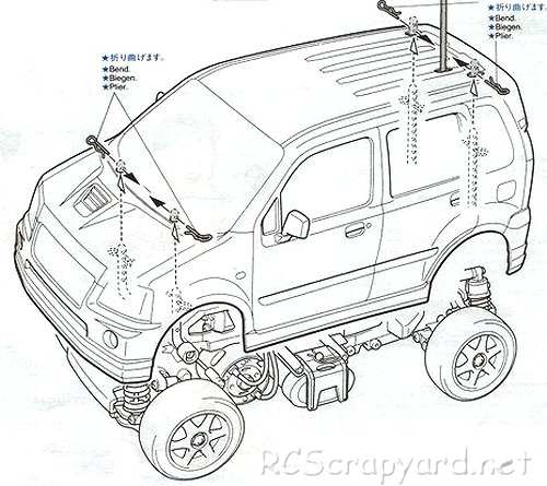 Tamiya Suzuki WagonR RR Complete Kit