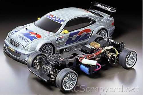 Tamiya Mercedes Benz CLK DTM 2000 Team D2 Complete Kit Chassis