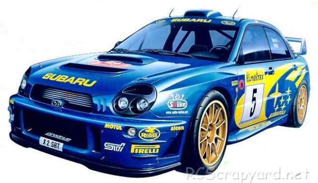 Tamiya Subaru Impreza WRC 2001 Complete Kit - TL-01 # 57024