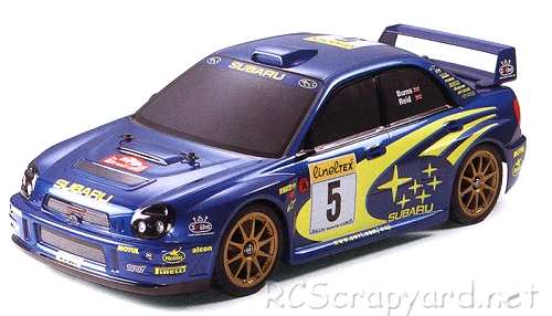 TAMIYA Subaru Impreza WRX WRC STI 2001 Bruns Rally 24240 Kit Bausatz 1/24 Modell Auto mit individiuellem Wunschkennzeichen