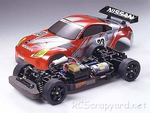 Tamiya Nissan 350Z Race-Car Kit Completo Chassis