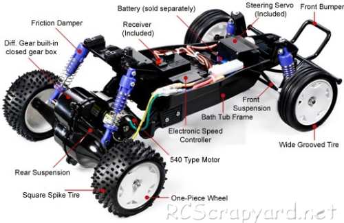 Tamiya XB Rising Fighter Chassis