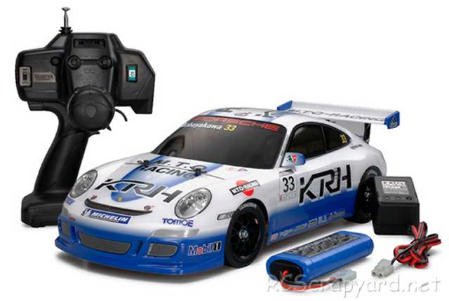 Tamiya XB Porsche 911 GT3 Cup Team KTR - TT-01E # 57784