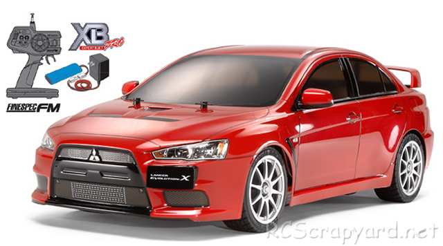 Tamiya XB Mitsubishi Lancer Evolution X - TT-01E # 57793