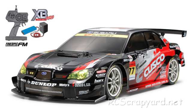 Tamiya XB Cusco Dunlop Subaru Impreza - TT-01E # 57794