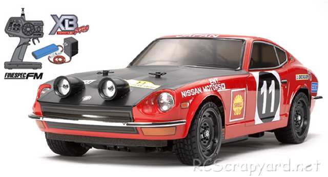 Tamiya XB Datsun 240Z Rally - TT-01E # 57804