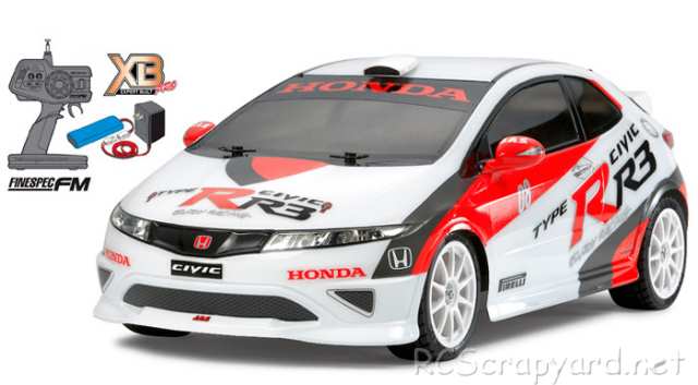 Tamiya XB Honda Civic Type-R R3 JAS Motorsport - TT-01E # 57812