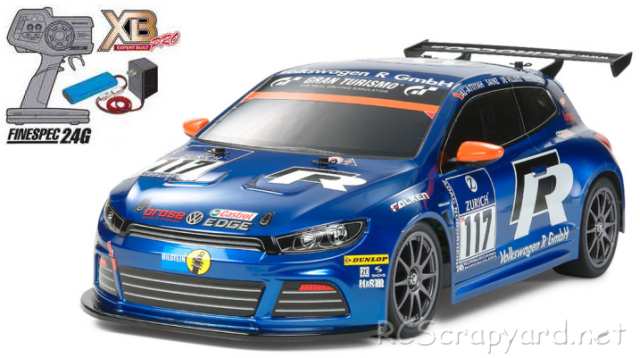 Tamiya XB Volkswagen Scirocco GT24 - CNG - TT-01E # 57822