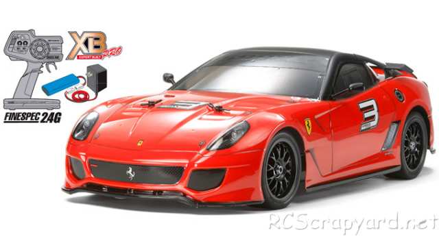 Tamiya XB Ferrari 599XX - TT-01E # 57823