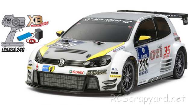 Tamiya XB Volkswagen Golf24 - TT-01E # 57837