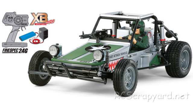 Tamiya XB Fast Attack Vehicle - With Shark Mouth - FAV # 57842