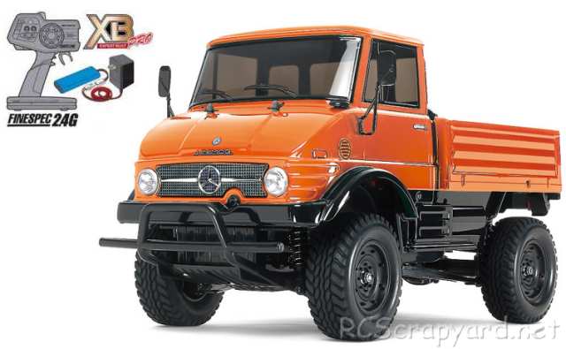 Tamiya XB Mercedes-Benz Unimog 406 - Orange Version - CC-01 # 57843