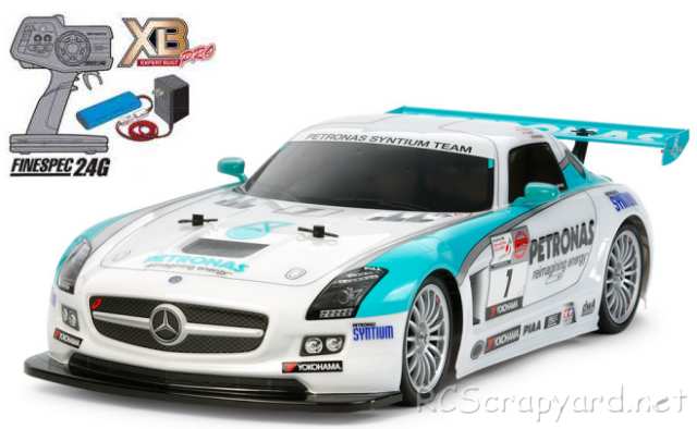 Tamiya XB Petronas Syntium Mercedes Benz SLS AMG GT3 - TT-01E # 57852