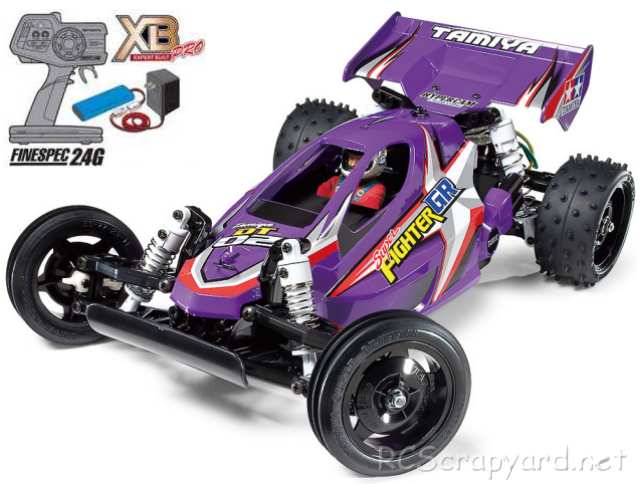Tamiya XB Super Fighter GR (Violet Racer) - DT-02 # 57854