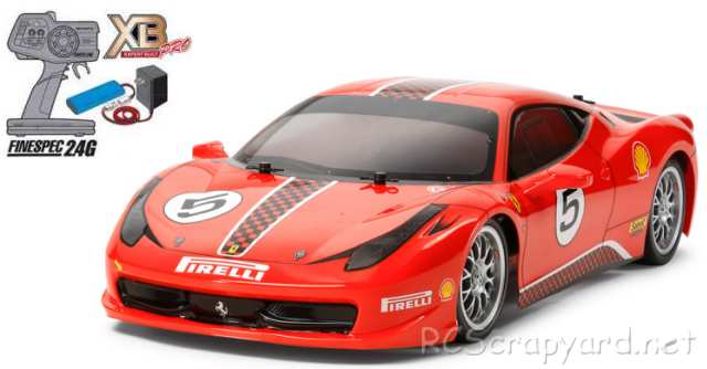 Tamiya XB Ferrari 458 Challenge - TT-02 # 57855