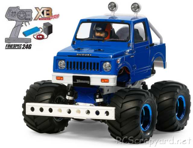 Tamiya XB Suzuki Jimny (SJ30) Wheelie - Blue Style - WR-02 # 57862