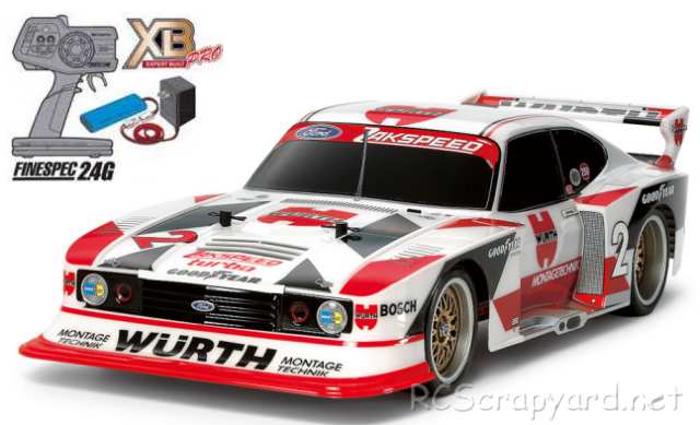 Tamiya XB Ford Zakspeed Turbo Capri Gr5 Wurth - TT-02 # 57863