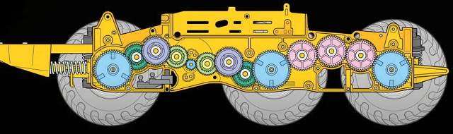 Tamiya Volvo A60H Dump Truck 6x6 - G6-01 Chassis