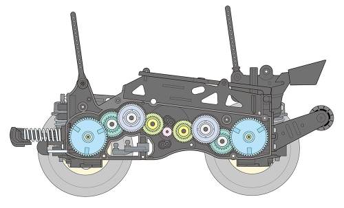 Tamiya GF-01CB Chassis