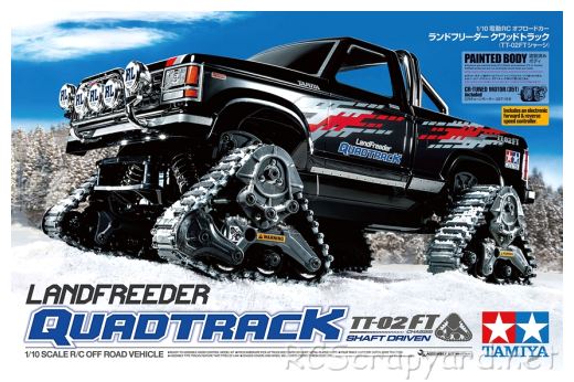 Tamiya Landfreeder Quadtrack #58690 TT-02FT  Box