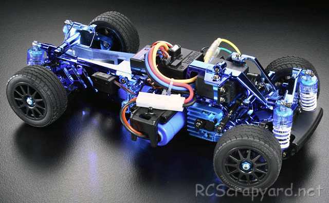 Tamiya M-03R Blue Plated Version Chassis - #84023