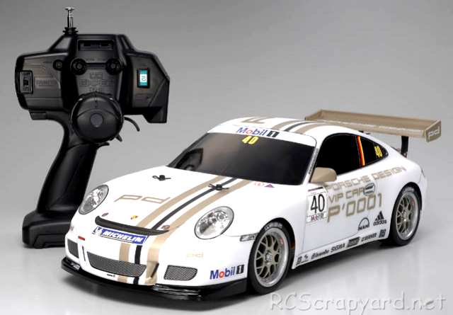 Tamiya Porsche 911 GT3 Cup Car 2008 - White - TT-01E #84059