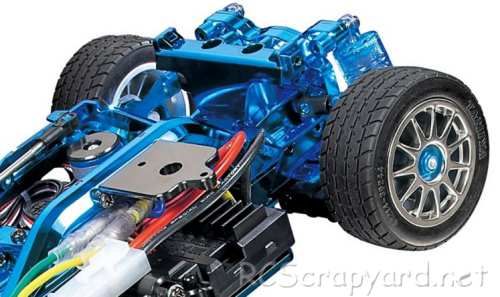 Tamiya M-05 Pro Chassis - Blue Plated Version