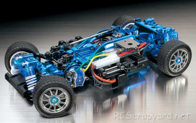 Tamiya M-05 Pro Chasis Kit - Azul Plated Version - #84131