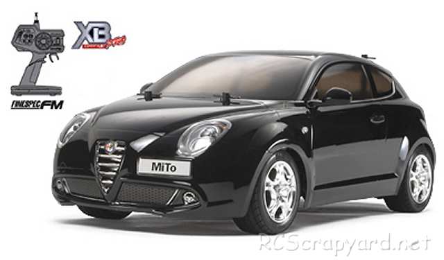 Tamiya XB Alfa Romeo MiTo - Nero - M-05 #84135