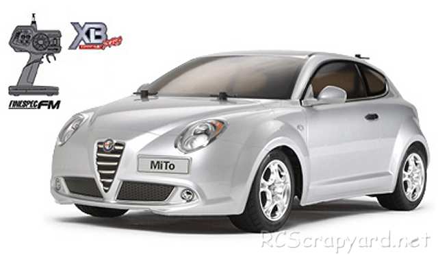 Tamiya XB Alfa Romeo MiTo - Argento - M-05 #84136