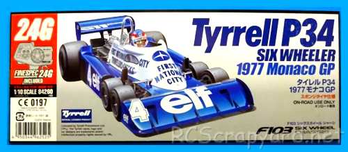 Tamiya Tyrrell P34 Six Wheeler 1977 Monaco GP