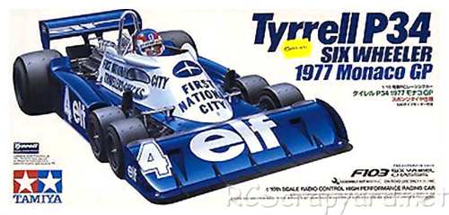 Tamiya Tyrrell P34 Six Wheeler 1977 Monaco GP