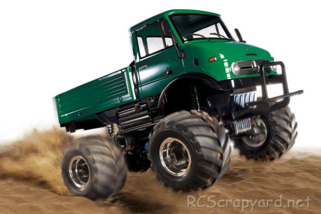 Tamiya Unimog 406 Wheelie - Verde - CW-01 #84319