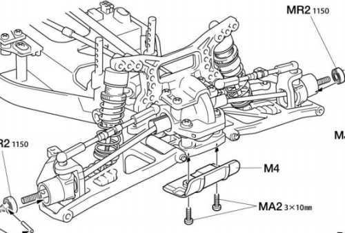 Tamiya DF-03 MS Chassis