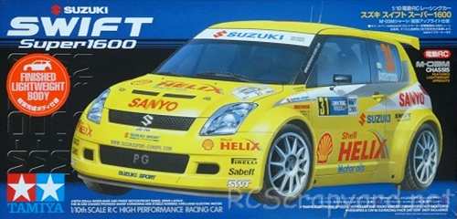 Tamiya Suzuki Swift Super 1600 w/Finished body