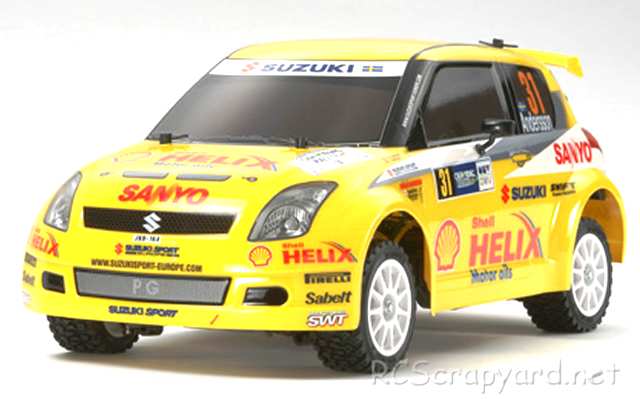 Tamiya Suzuki Swift Super 1600 w/Finished body - M-03M #92180