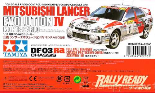 Tamiya Mitsubishi Lancer Evolution IV Monte-Carlo
