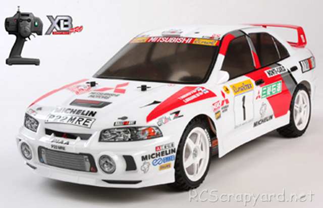 Tamiya XB Mitsubishi Lancer Evolution IV Monte-Carlo - TT-01E #92204