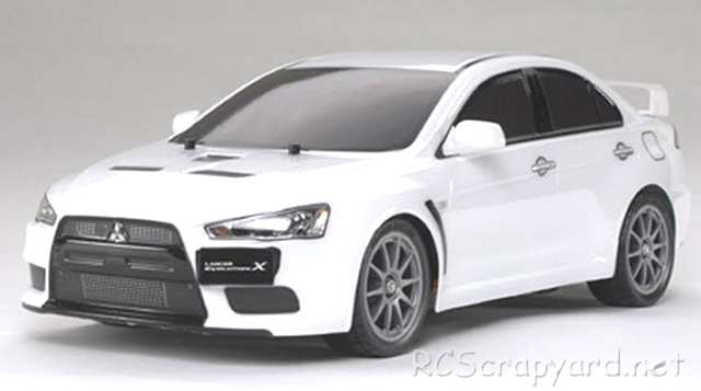 Tamiya XB Mitsubishi Lancer Evolution X - TT-01E #93029